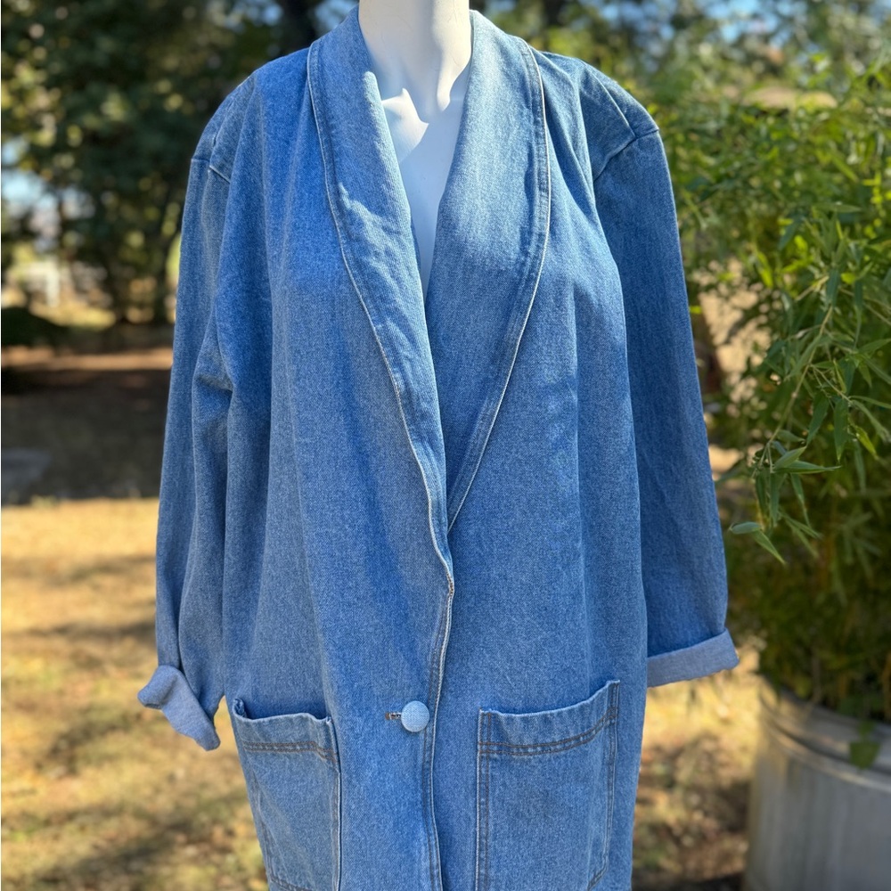 Vintage Oversized Denim Women's Jacket